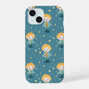 Coque iPhone 15 Cute Boy et Stars Motif