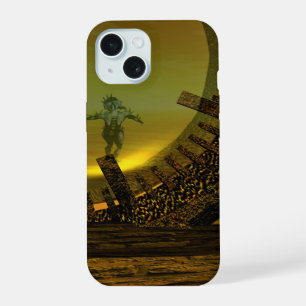 Coque iPhone 15 CYBORG TITAN, HYPERION DU DÉSERT Science-fiction S