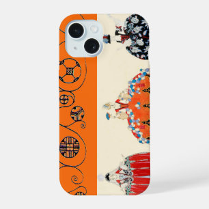 COQUE iPhone 15 DAME ROCOCO ART DÉCO BEAUTÉ MODE CRÉATION DE COSTU
