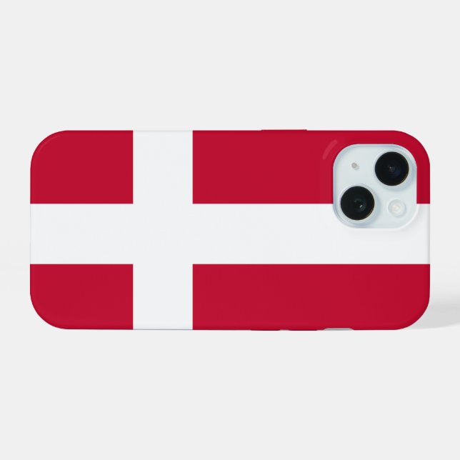 Coque iPhone 15 Danemark (Verso Horizontal)