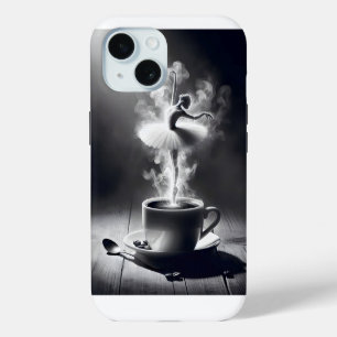 Coque iPhone 15 Danseuse de ballet dans le café