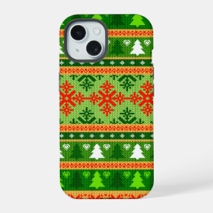 COQUE iPhone 15 DÉCORATIONS DE NOËL STYLE