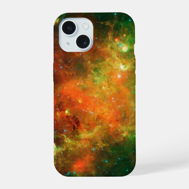 Coque iPhone 15 Des Clusters D'Étoiles Dans La Nebula Nord-América (Verso)