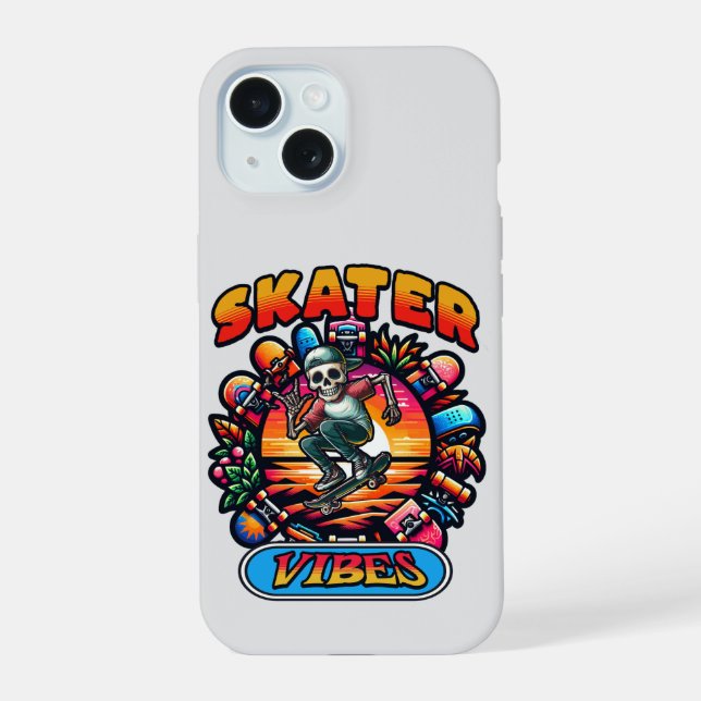 COQUE iPhone 15 DES VIBES DE SKATER ! (Verso)