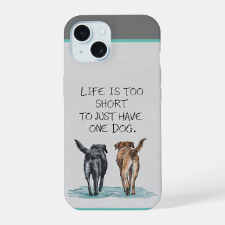 Coque iPhone 15 Deux Chiens