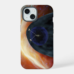 Coque iPhone 15 Deux Voyageurs Spacecraft Explorer L'Espace Turbul