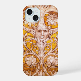 Coque iPhone 15 DIONYSUS, jouant de la flûte avec des coquillages