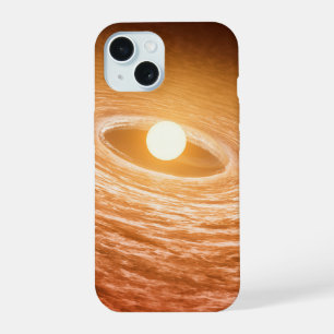 Coque iPhone 15 Disque de matière entourant l'étoile FU Orionis.