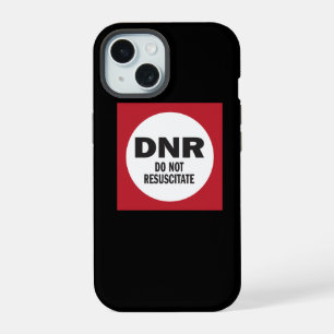Coque iPhone 15 DNR Ne pas réanimer médical