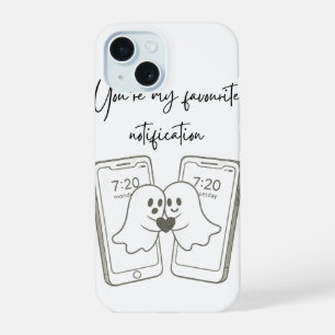 Coque iPhone 15 dossier téléphonique mignon