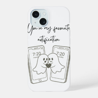 Coque iPhone 15 dossier téléphonique mignon