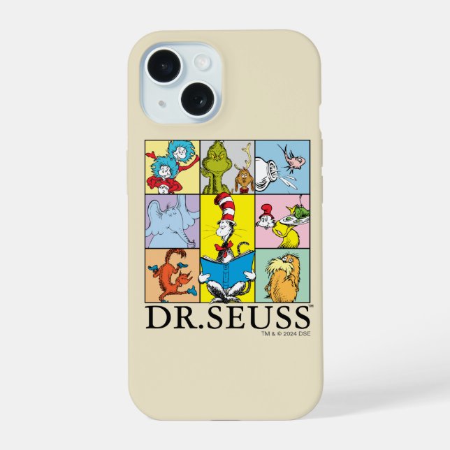Coque iPhone 15 Dr. Seuss | Histoires Graphiques (Verso)