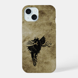 Coque iPhone 15 Dragon Silhouette Spirit Animal Totem Emblem