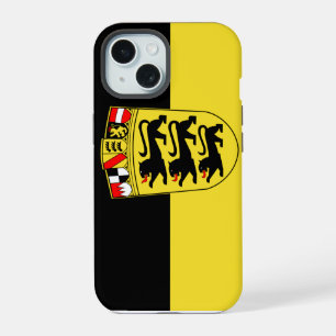 Coque iPhone 15 Drapeau du Bade-Wurtemberg
