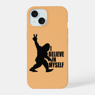 Coque iPhone 15 Drôle Bigfoot - Je crois en moi-même