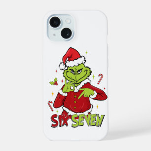 Coque iPhone 15 Drôle Six Sept Mème Noël Viral 6 7 Moyen Gu