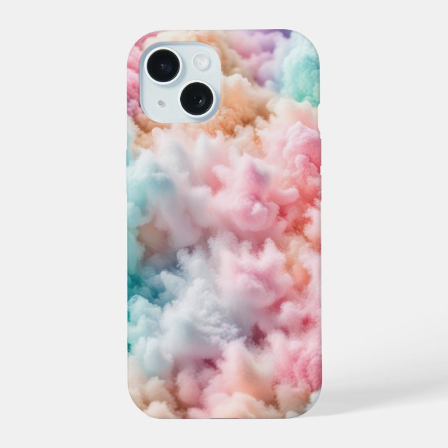 Coque iPhone 15 Duf de barbe à papa (Verso)