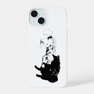 Coque iPhone 15 Duo d'art, Protection Graphique
