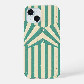 Coque iPhone 15 Éclatement Stellaire Rétro