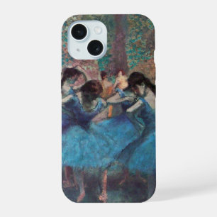 COQUE iPhone 15 ÉCOLE DE DANSE, DANSEUSE DE BALLET EN BLEU