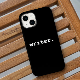 Coque iPhone 15 Écrivain Noir ou Choisissez Votre Couleur