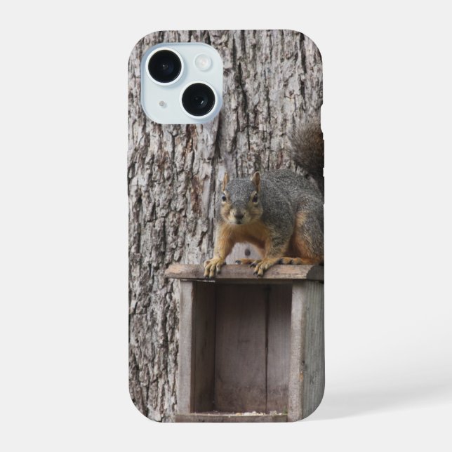 Coque iPhone 15 Écureuil (Verso)