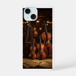 Coque iPhone 15 Élégance orchestrale : La famille du violon sur sc