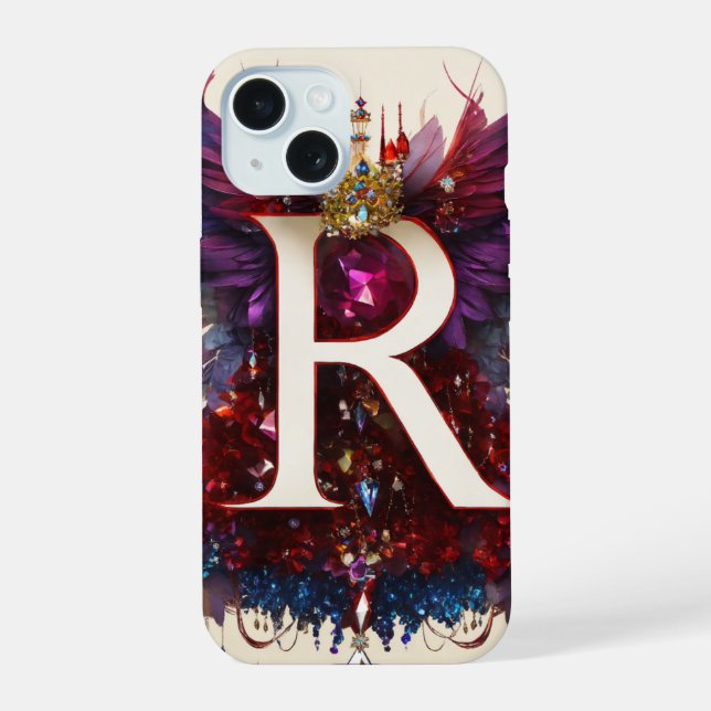 Coque iPhone 15 "Elegant R Logo Design - iPhone/coque ipad" (Verso)