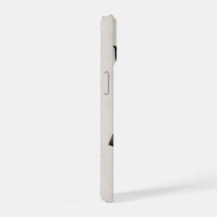 Coque iPhone 15 Élégant Rose noir gothique casque de téléphone flo