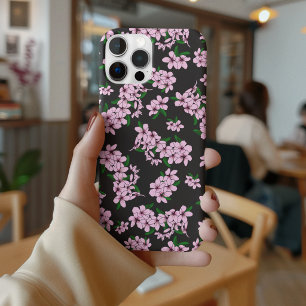 Coque iPhone 15 Élégante aquarelle florale de cerisier rose