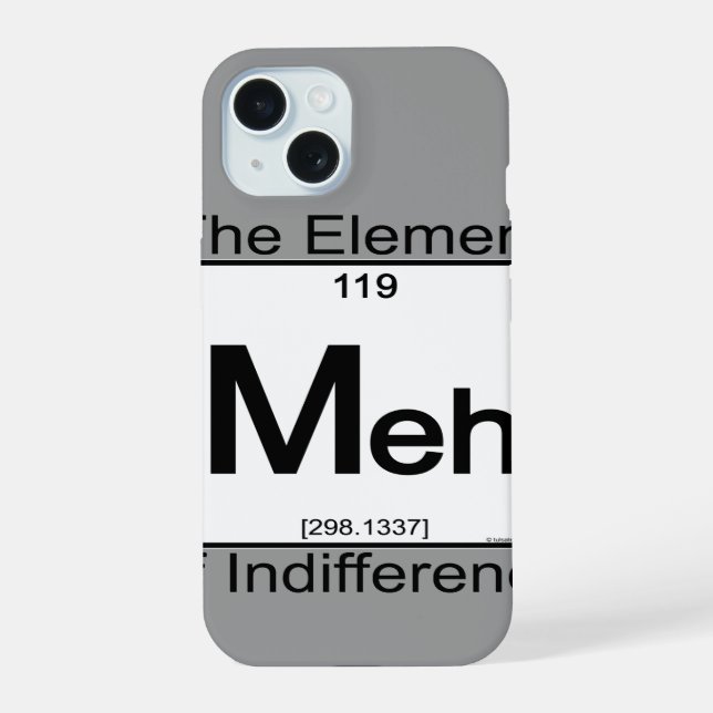 Coque iPhone 15 Élément MEH (Verso)