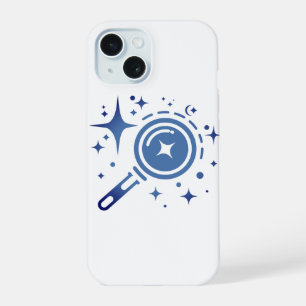 Coque iPhone 15 emblème AI Twinkle étoiles, phare de l'ère numériq