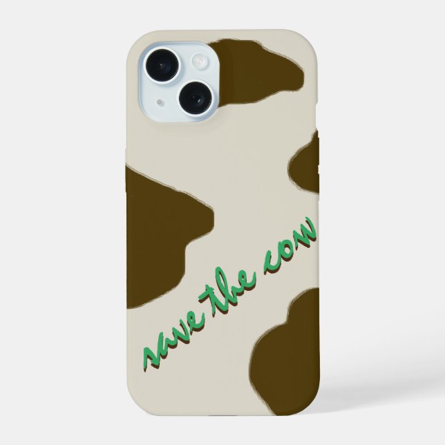 COQUE iPhone 15 ENREGISTRER LA VACHE (Verso)