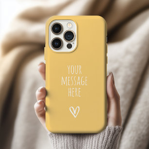 Coque iPhone 15 Enseignant Cadeau de fin d'études jaune avec mes