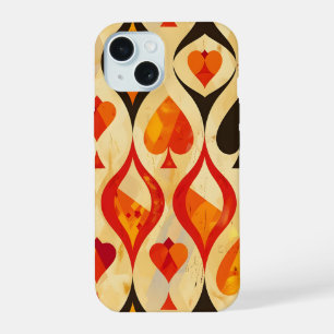 Coque iPhone 15 Enseignes de Cartes Rétro