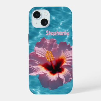 Coque iPhone 15 Été d'Hibiscus
