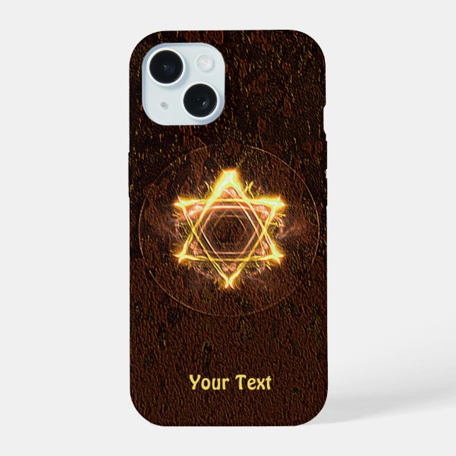 Coque iPhone 15 Étoile de feu (Verso)