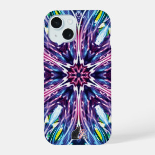 Coque iPhone 15 Étoile du Nord Kaléidoscope