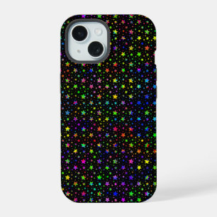 Coque iPhone 15 Étoiles de taches de peinture