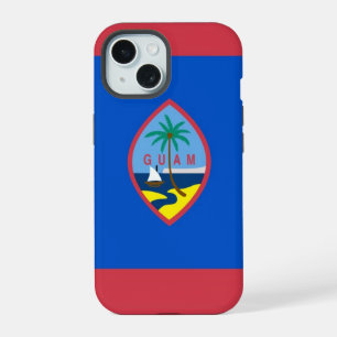 Coque iPhone 15 Étui Apple iPhone 15 Case-Mate drapeau de Guam