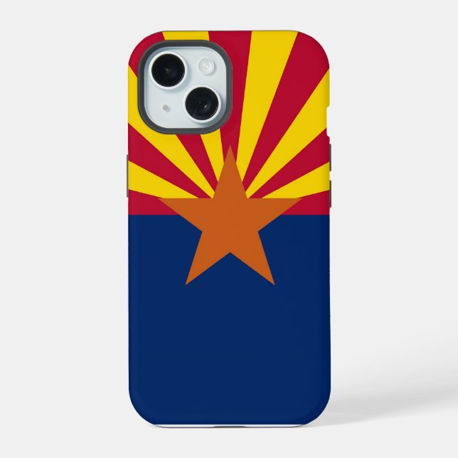 Coque iPhone 15 Étui Case-Mate pour Apple iPhone 15 avec drapeau d (Verso)