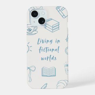 Coque iPhone 15 Étui de téléphone à l'esthétique littéraire