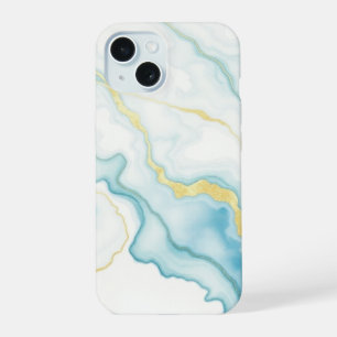 Coque iPhone 15 Étui de téléphone à motif marbré pour iPhone