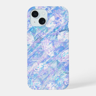 Coque iPhone 15 Étui de téléphone chrétien féminin et rêveur (Isaï