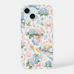 Coque iPhone 15 Étui de téléphone Coastal Coquette
