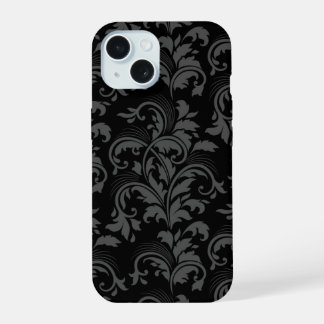 Coque iPhone 15 Étui de téléphone élégant noir
