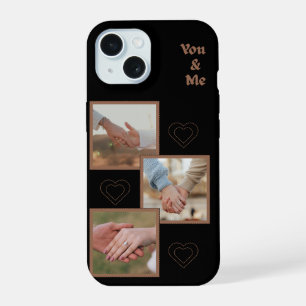 Coque iPhone 15 Étui de téléphone en collage de photos personnalis