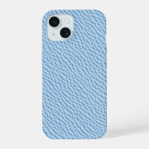 Étui de téléphone en simili cuir bleu clair