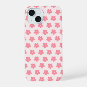 Coque iPhone 15 Étui de téléphone Fleur de cerisier rose pastel