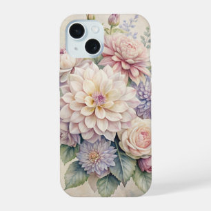 Coque iPhone 15 Étui de téléphone Fleur Mystique - Rêves du jardin